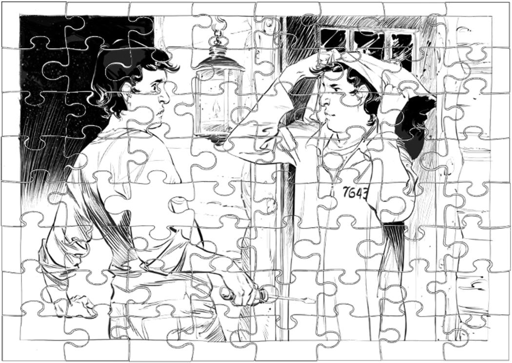 Puzzle - cartonné - d'après le livre de Franck Thilliez (French Edition)